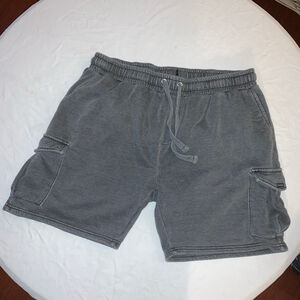 Men's Lyra Gray Cargo Shorts Waist 36
